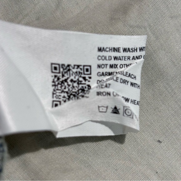 CIDER Sz 3X Denim Skirt Rhinestone At Pockets Zipper Closure Front Slit Maxi - Picture 7 of 8